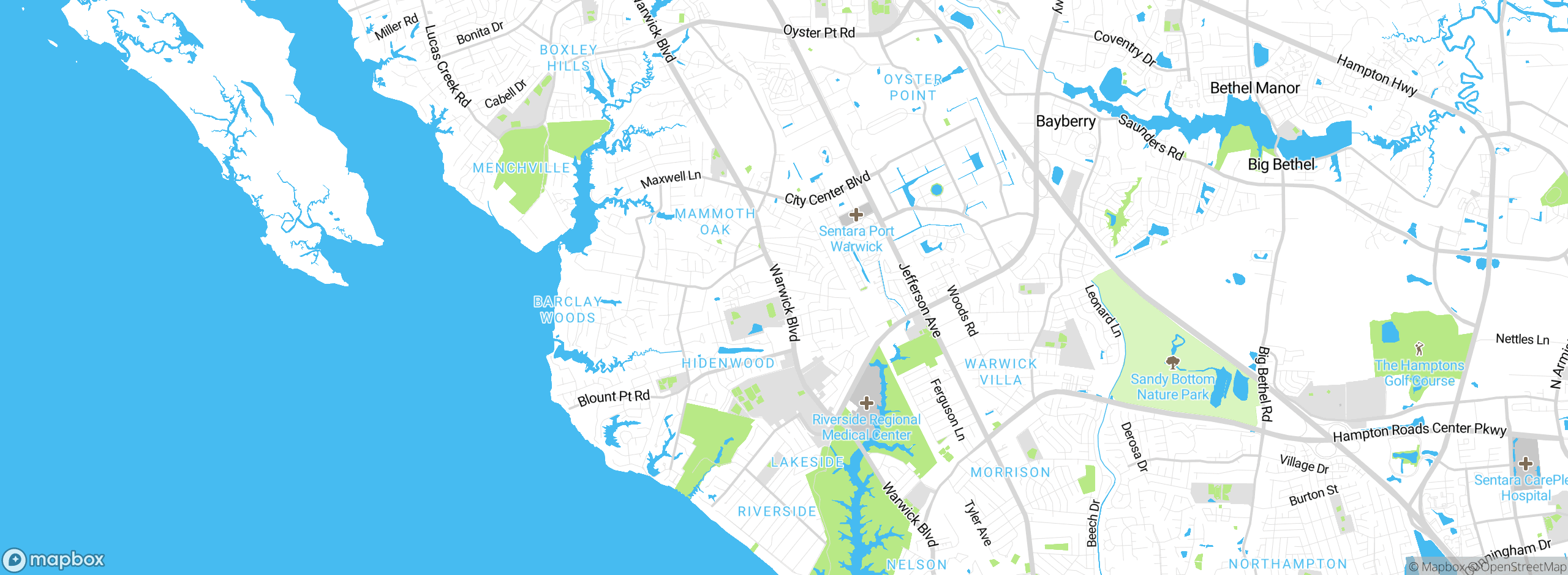 Map showing approximate location