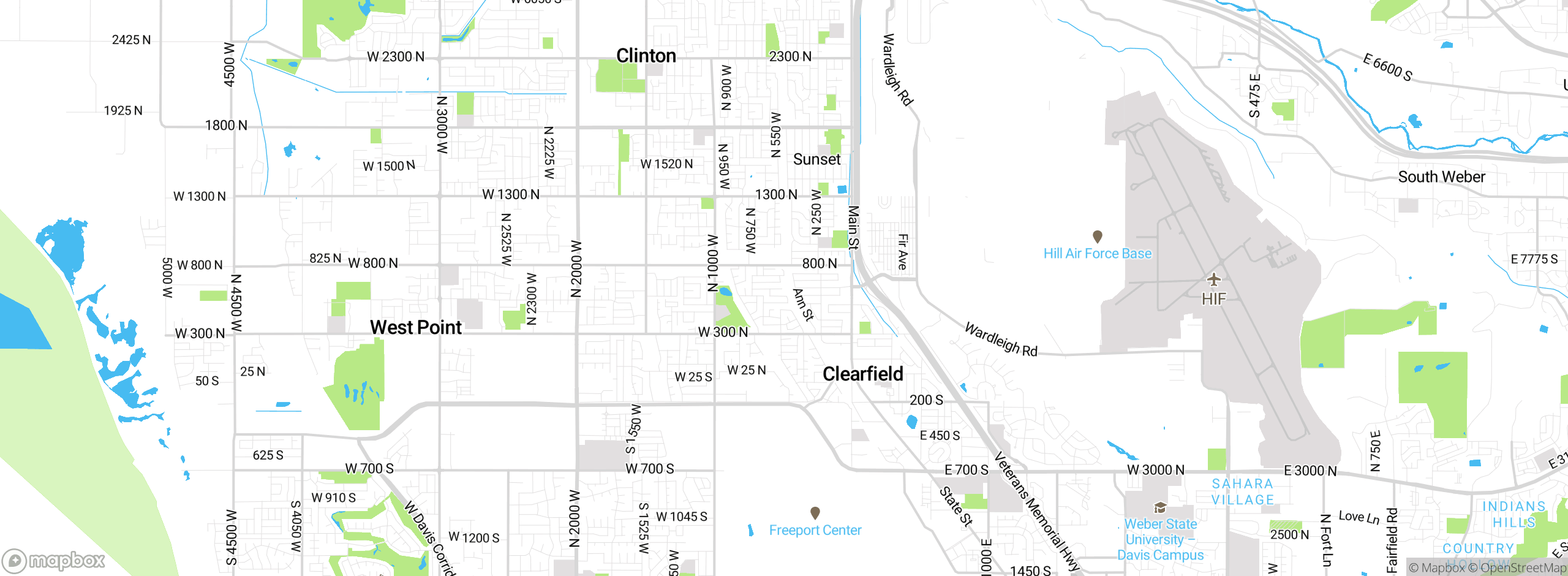 Map showing approximate location