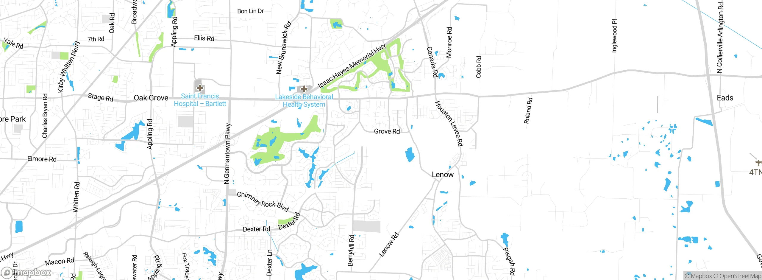 Map showing approximate location