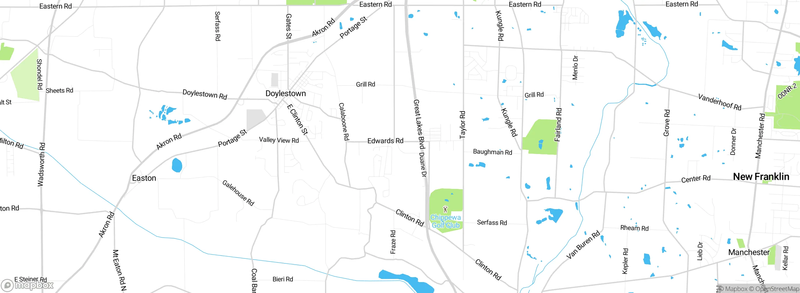 Map showing approximate location
