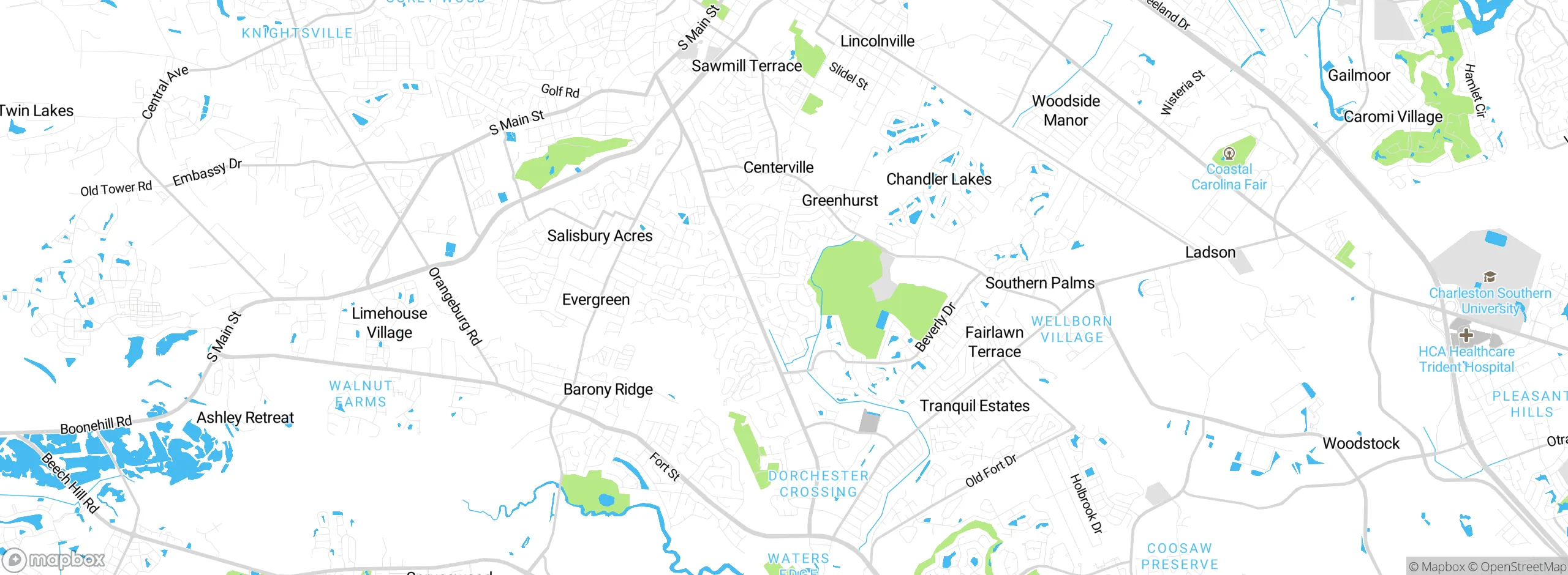 Map showing approximate location