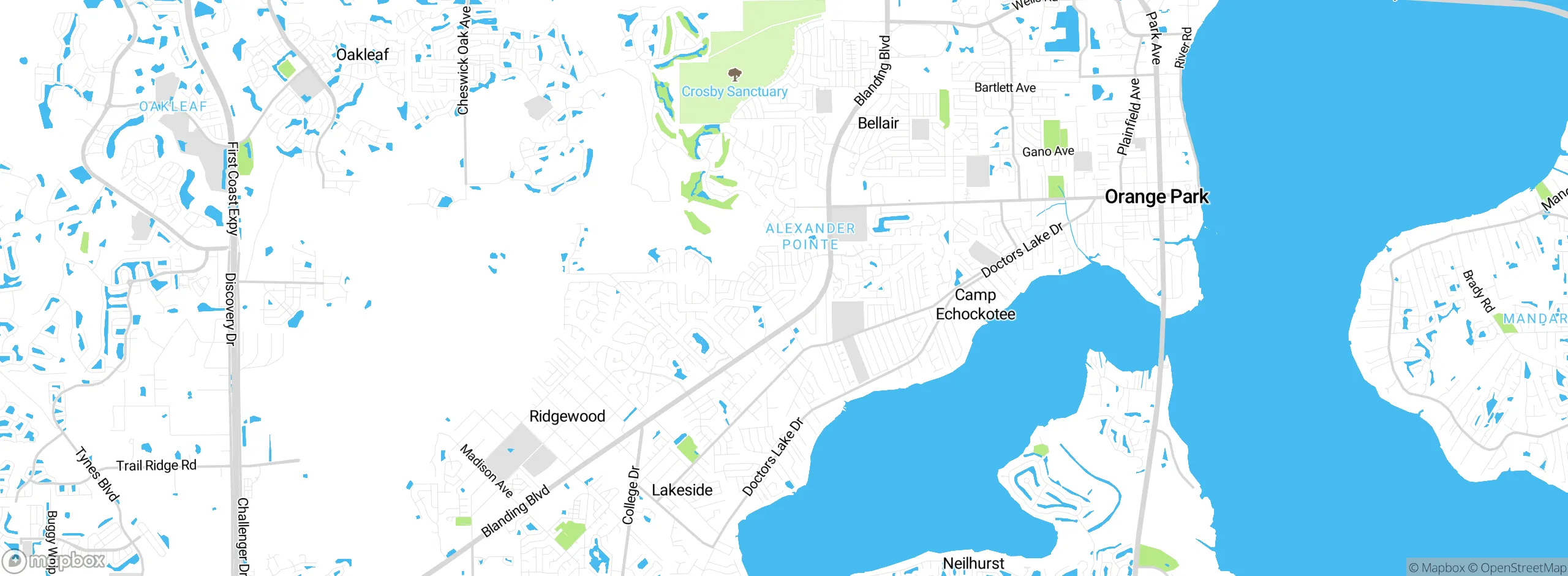 Map showing approximate location