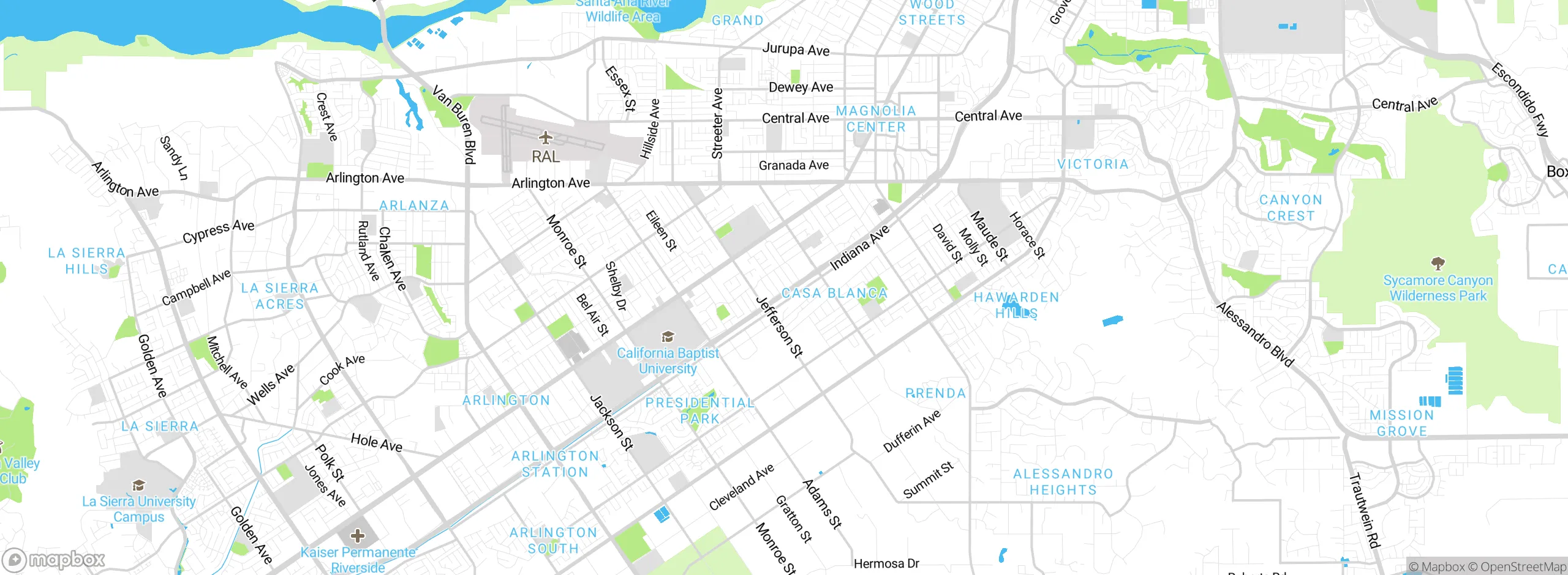 Map showing approximate location
