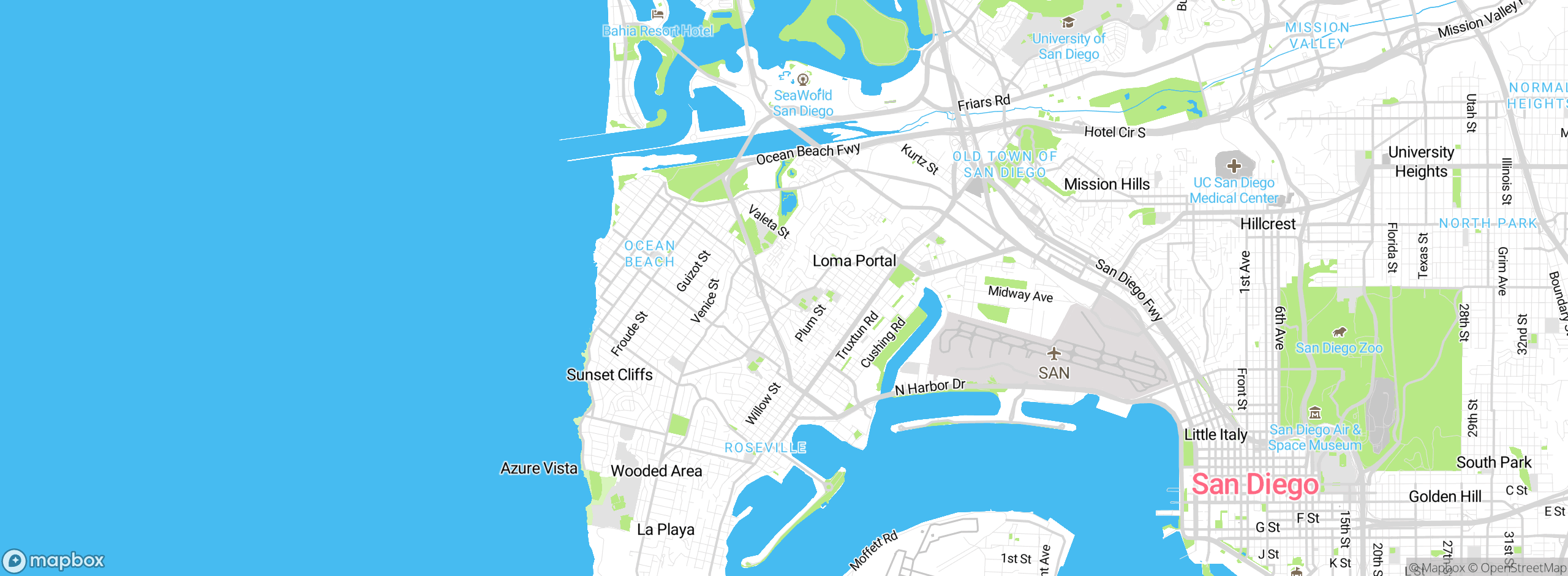 Map showing approximate location