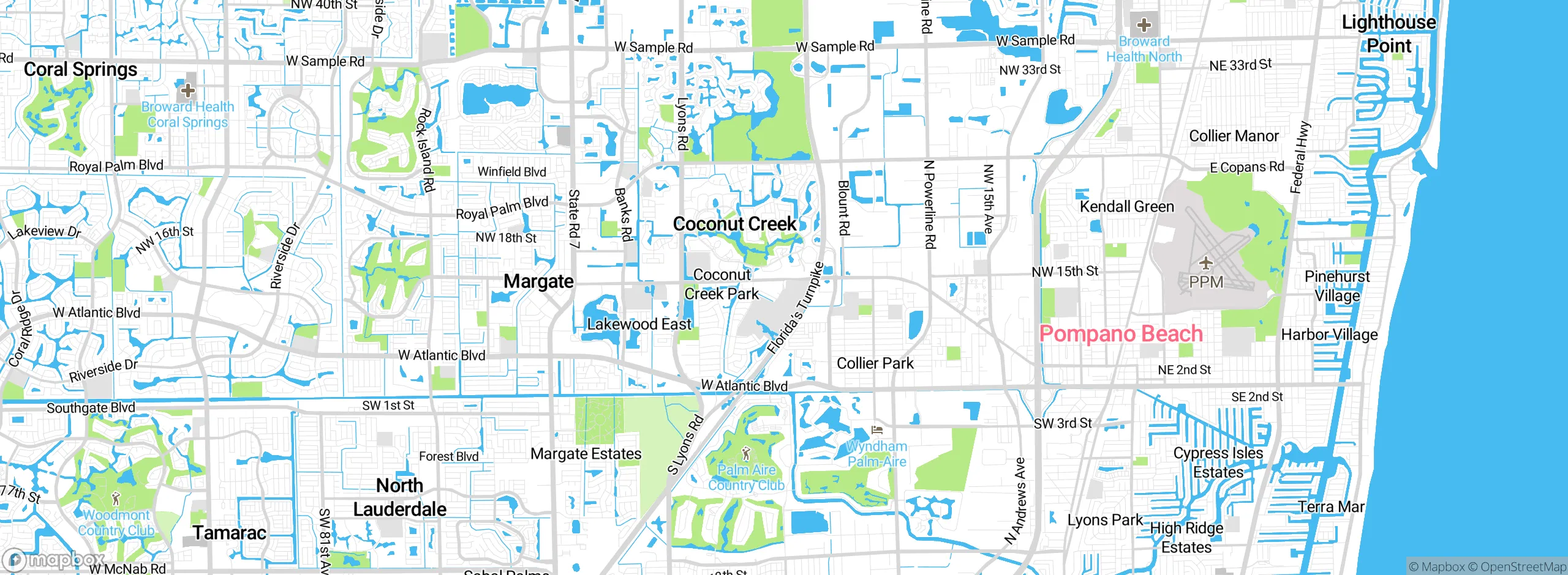 Map showing approximate location