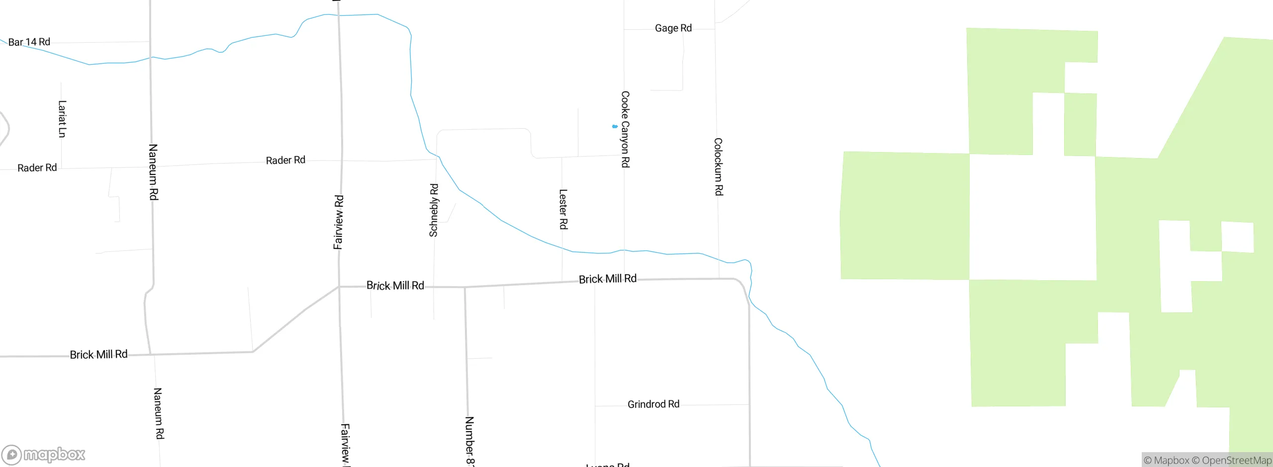 Map showing approximate location