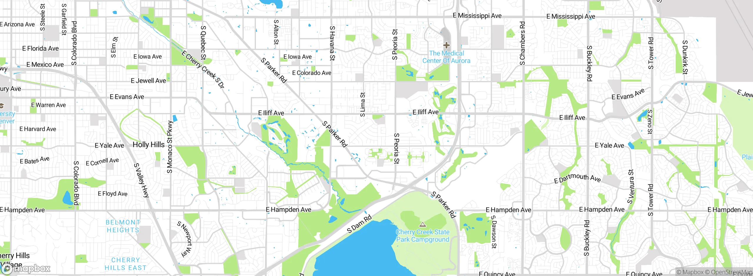 Map showing approximate location
