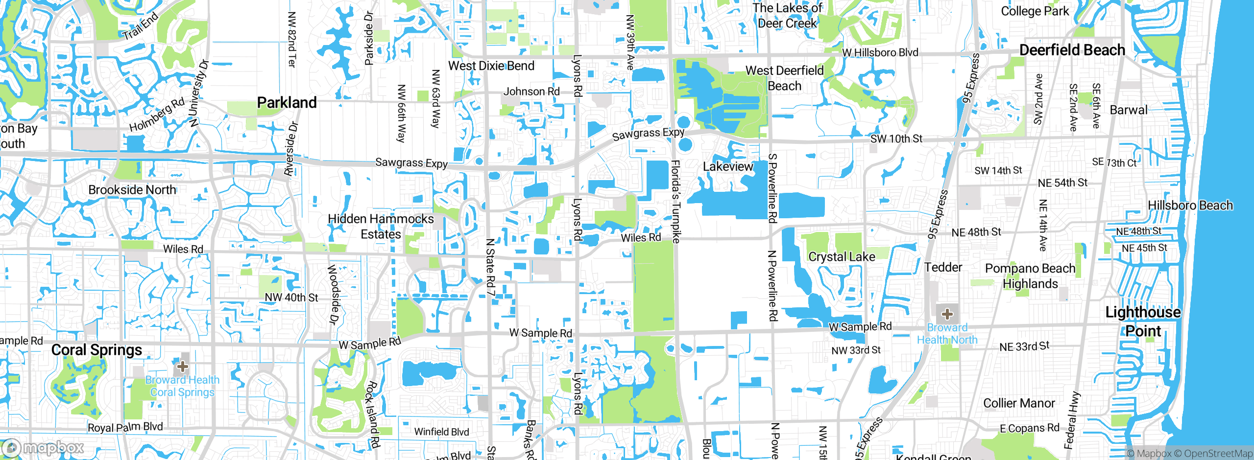 Map showing approximate location