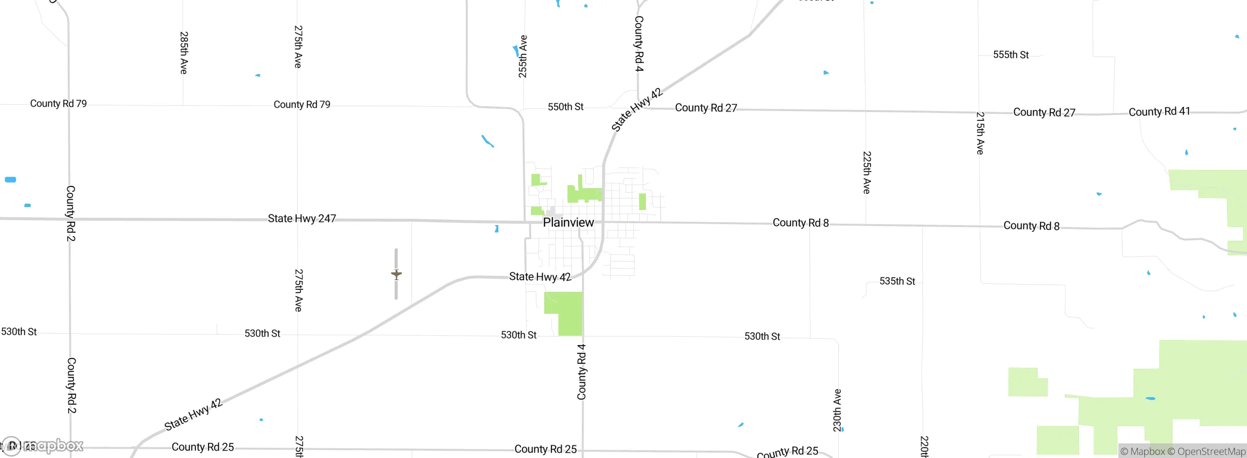 Map showing approximate location