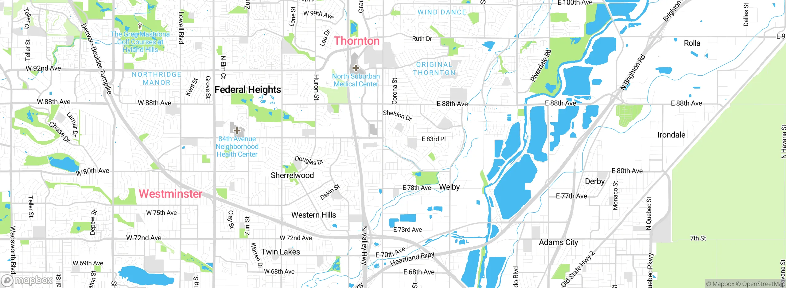 Map showing approximate location