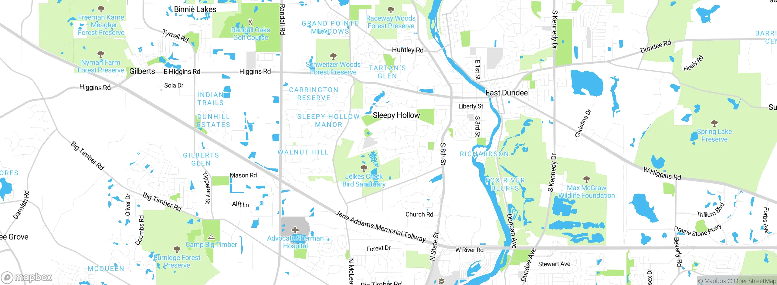 Map showing approximate location