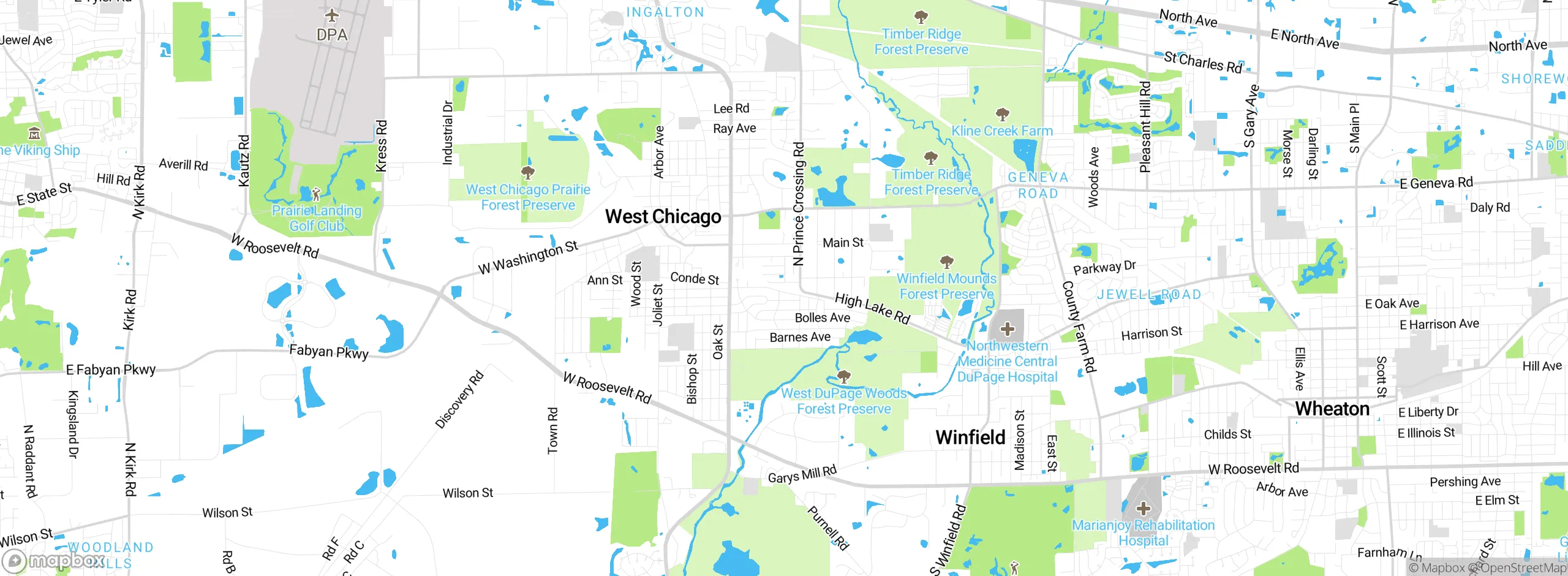 Map showing approximate location
