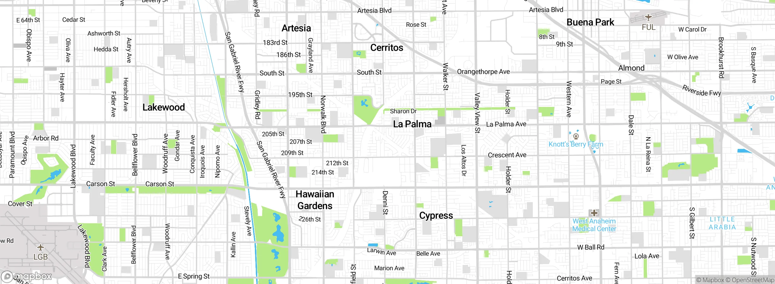 Map showing approximate location