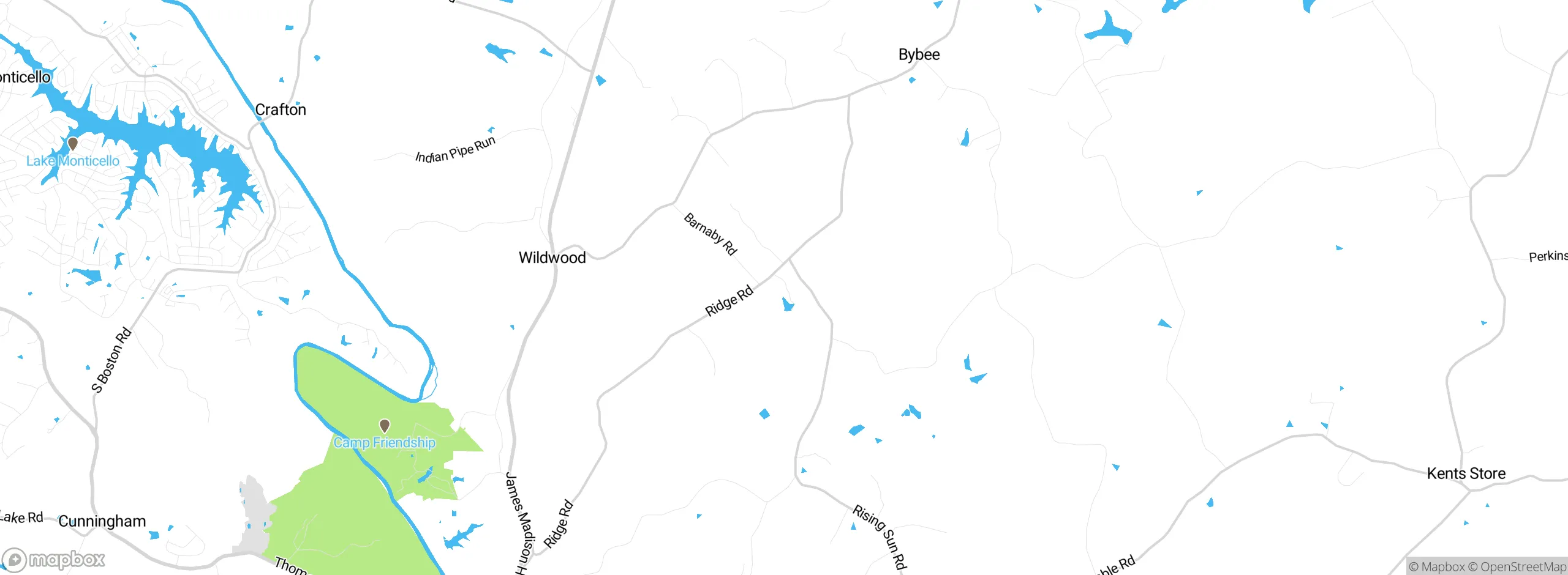 Map showing approximate location