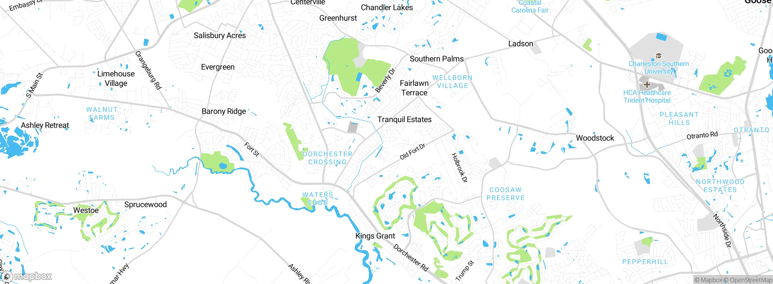 Map showing approximate location