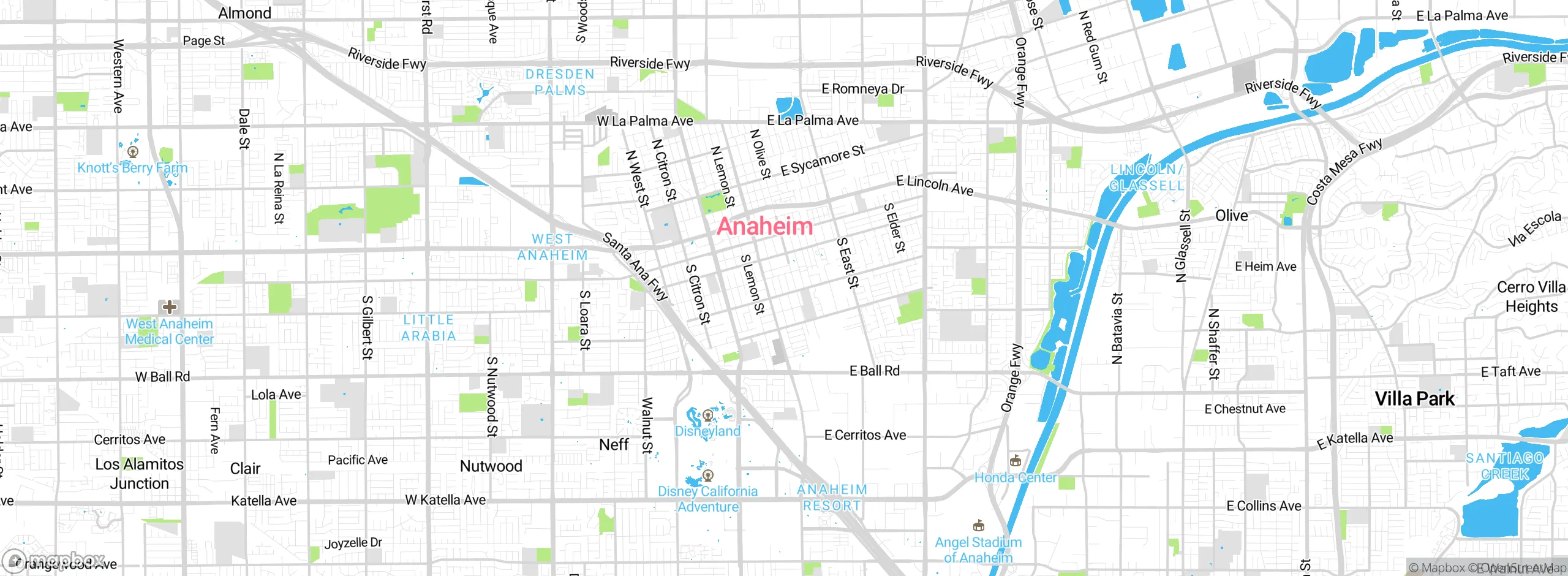 Map showing approximate location