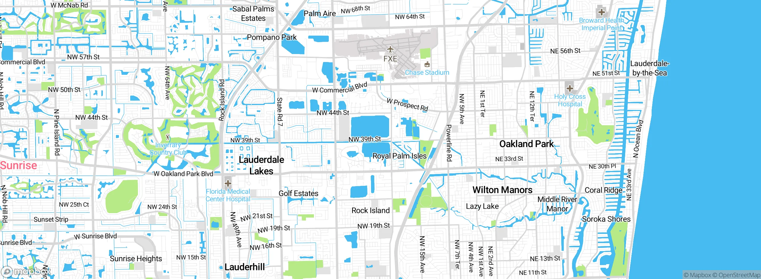 Map showing approximate location