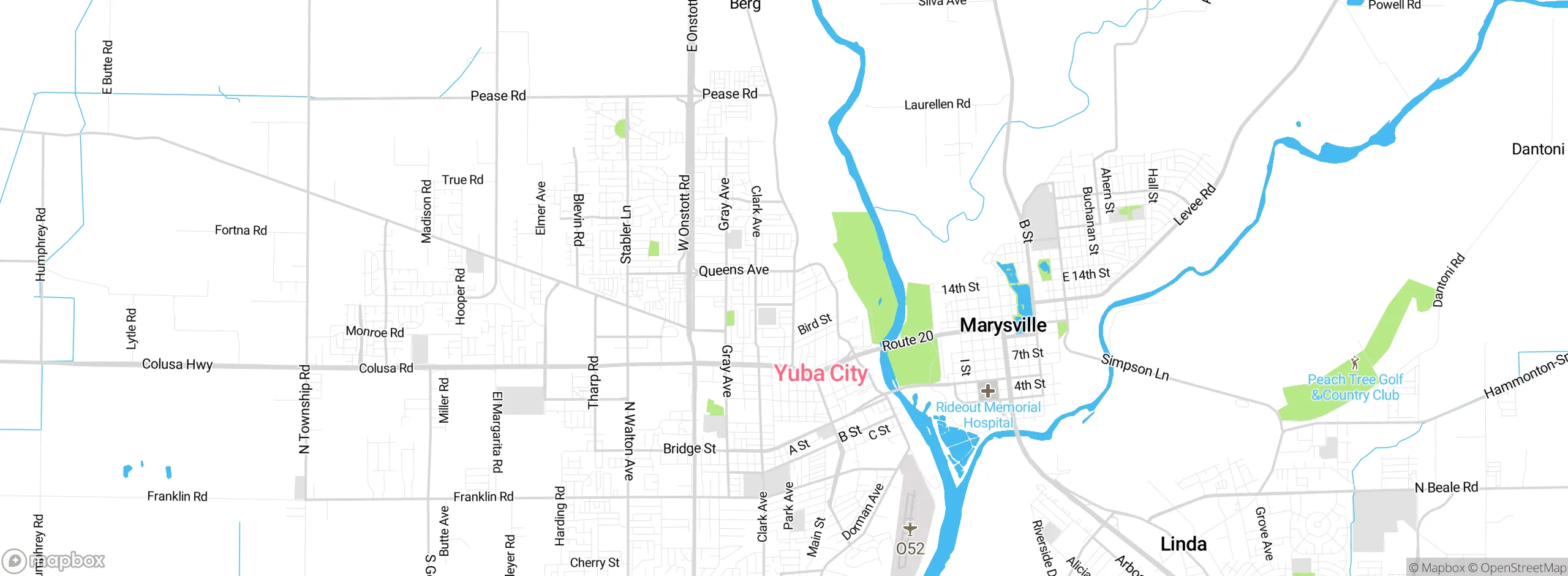 Map showing approximate location