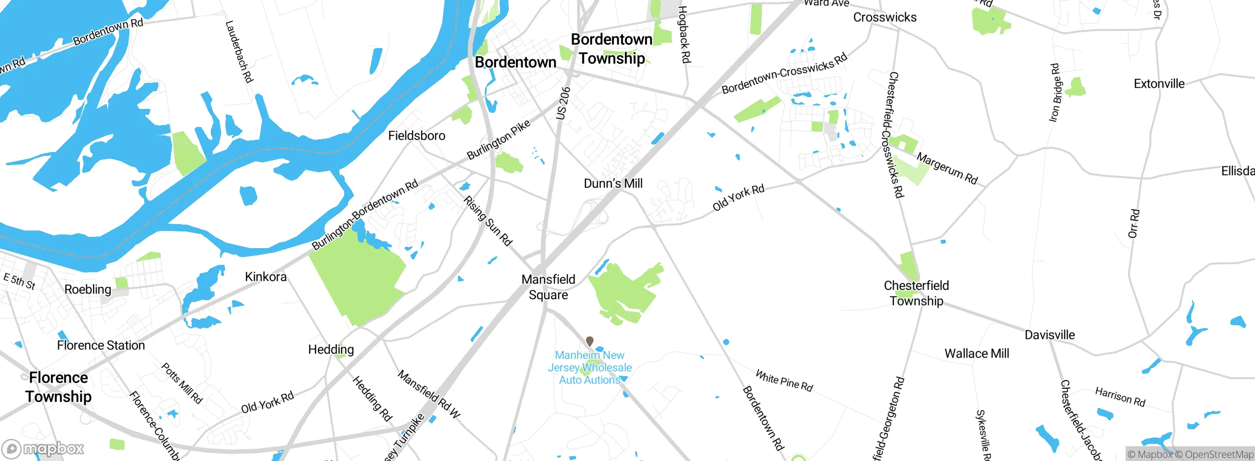 Map showing approximate location
