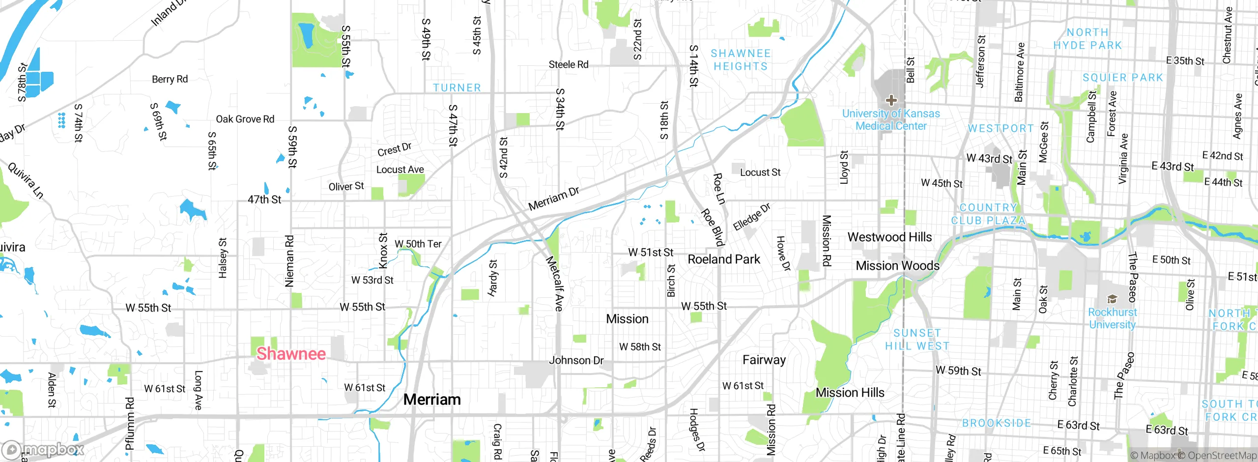 Map showing approximate location