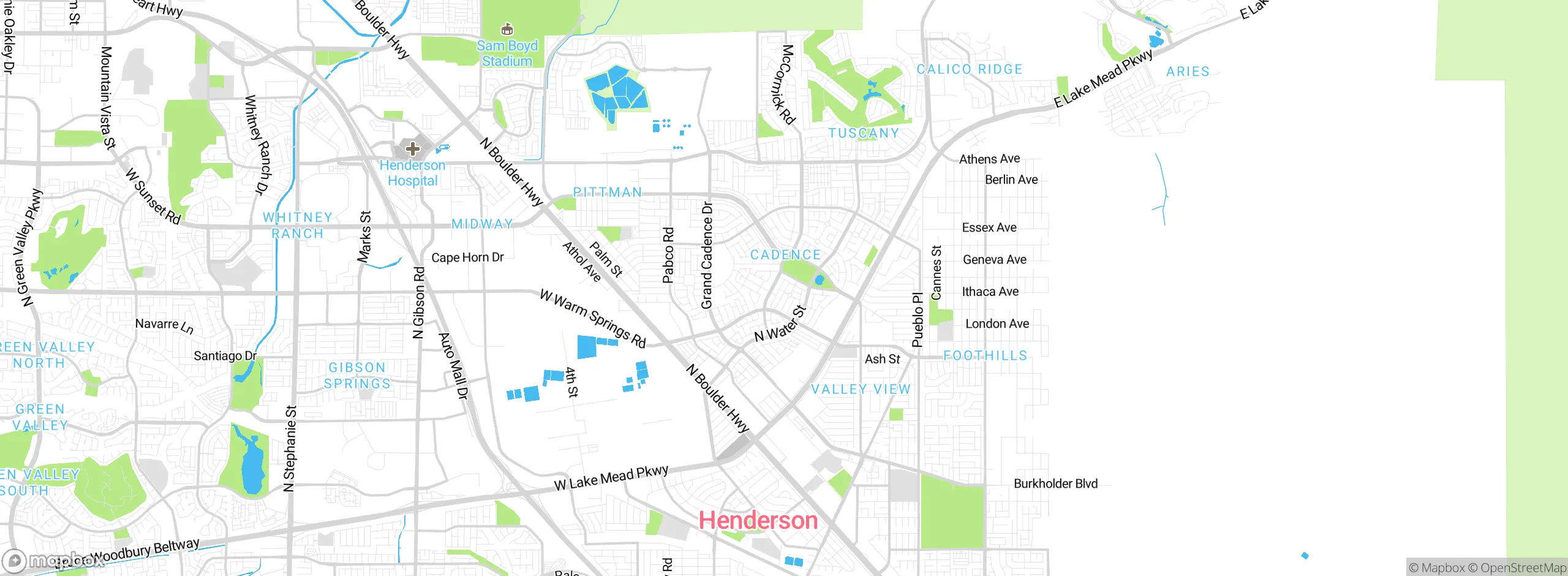 Map showing approximate location