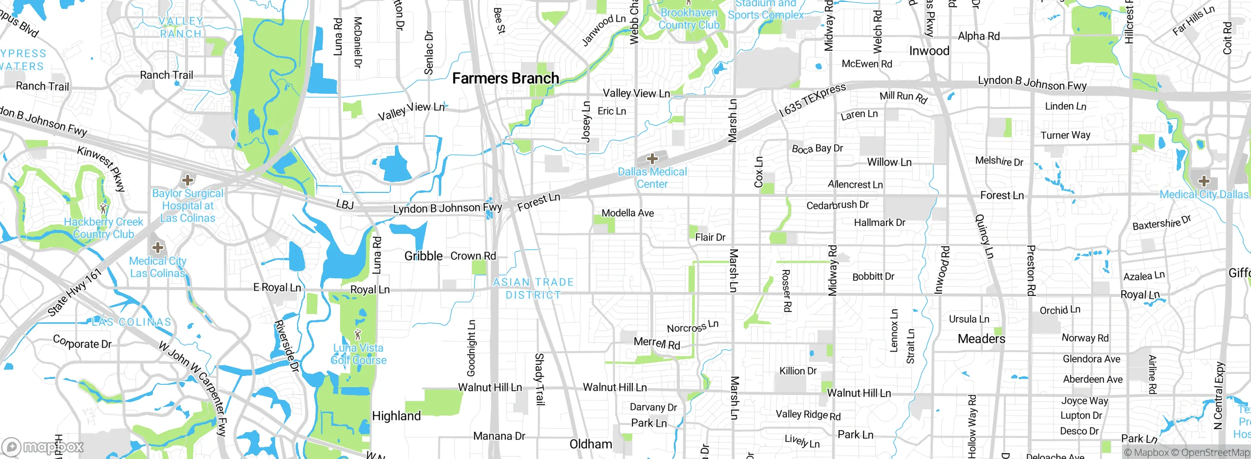 Map showing approximate location