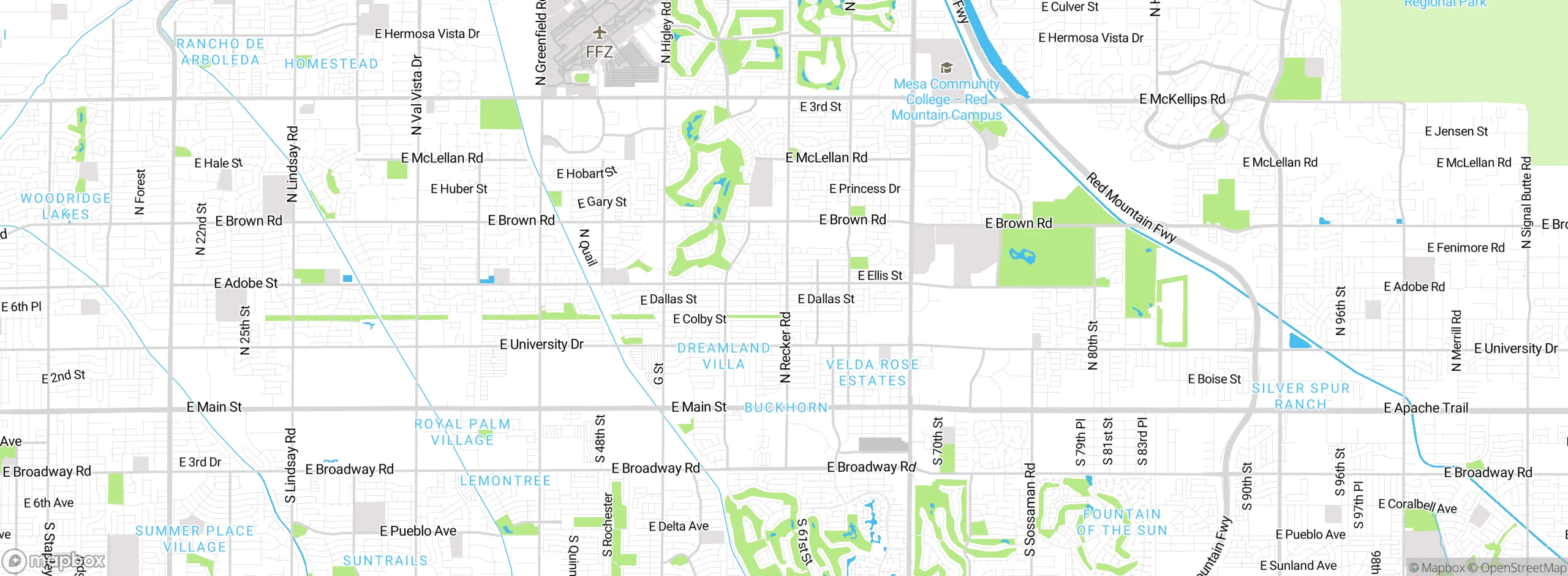 Map showing approximate location