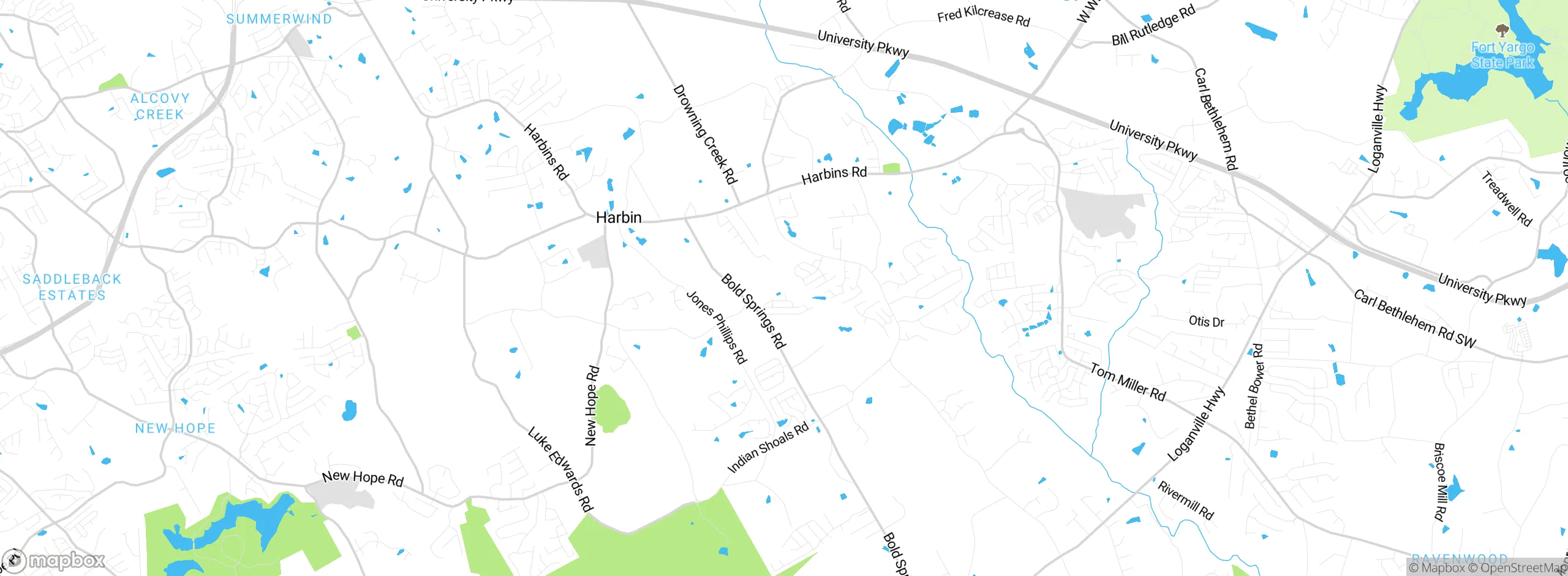 Map showing approximate location