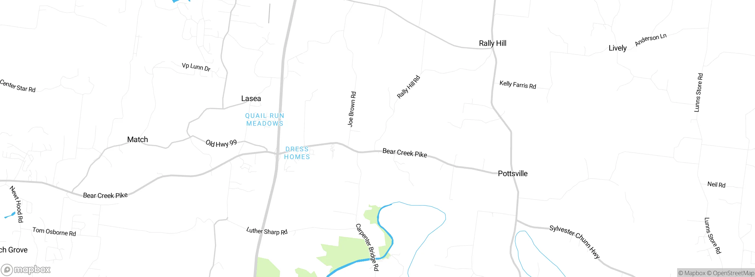 Map showing approximate location