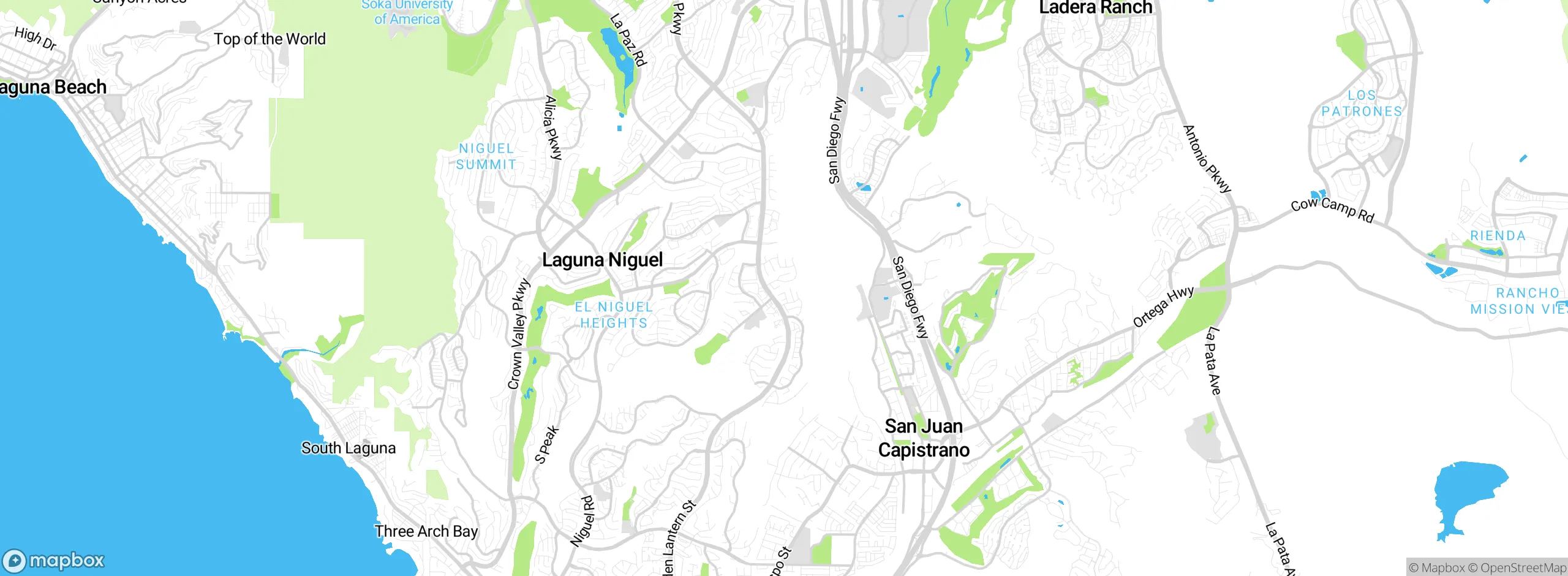 Map showing approximate location