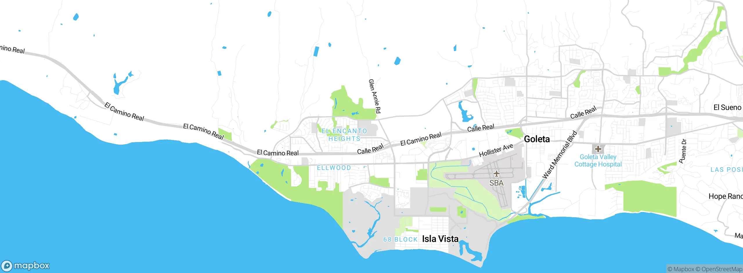 Map showing approximate location