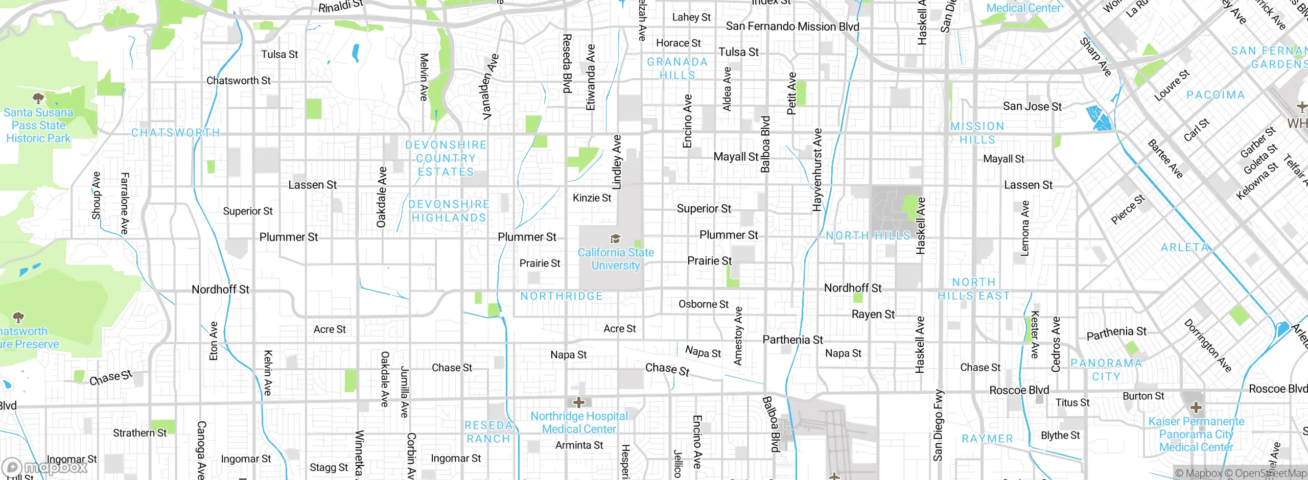 Map showing approximate location