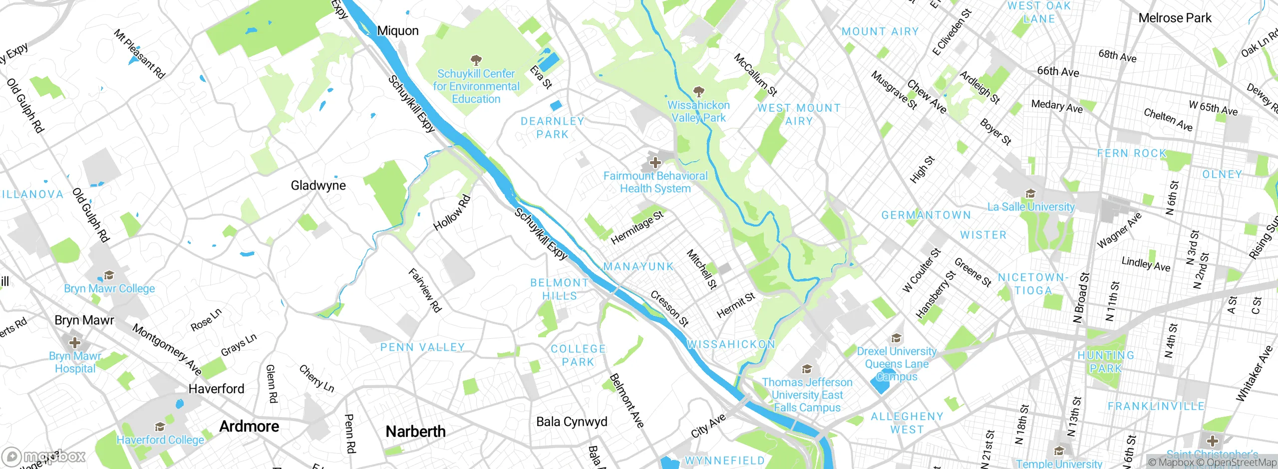 Map showing approximate location