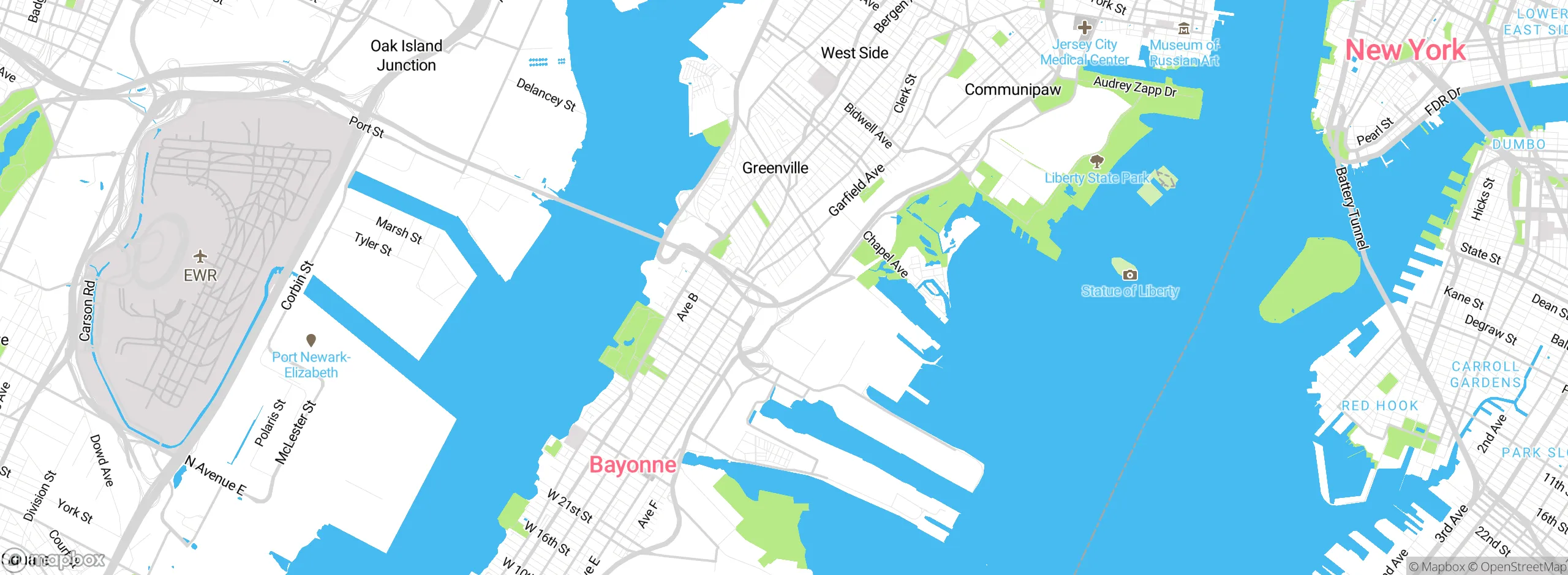 Map showing approximate location