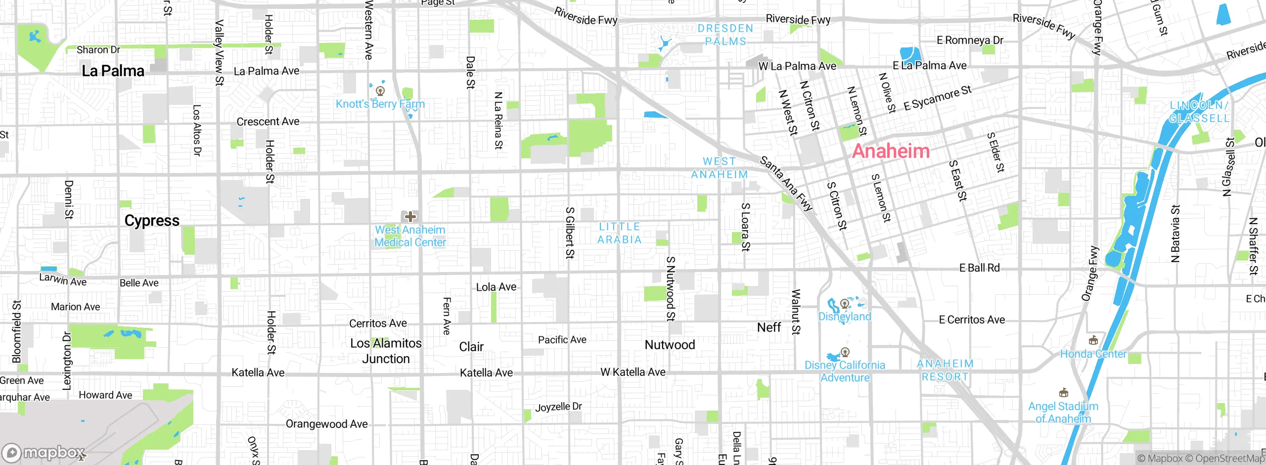 Map showing approximate location