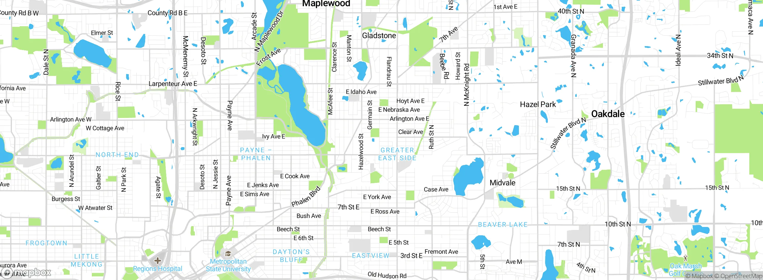 Map showing approximate location