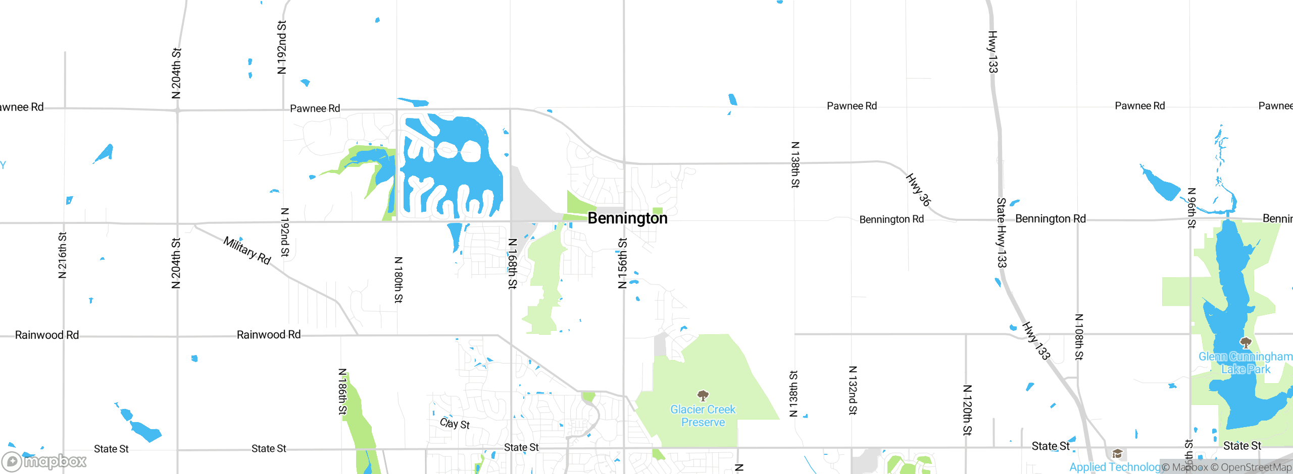 Map showing approximate location