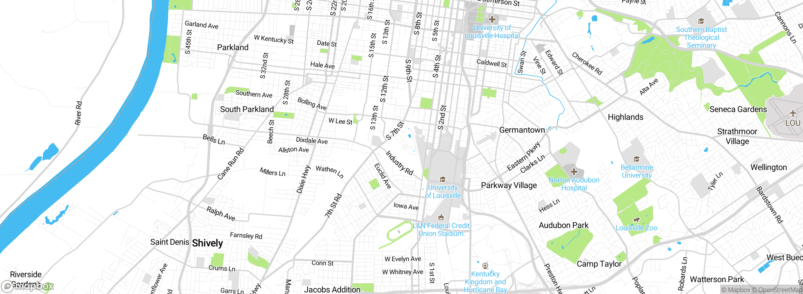 Map showing approximate location