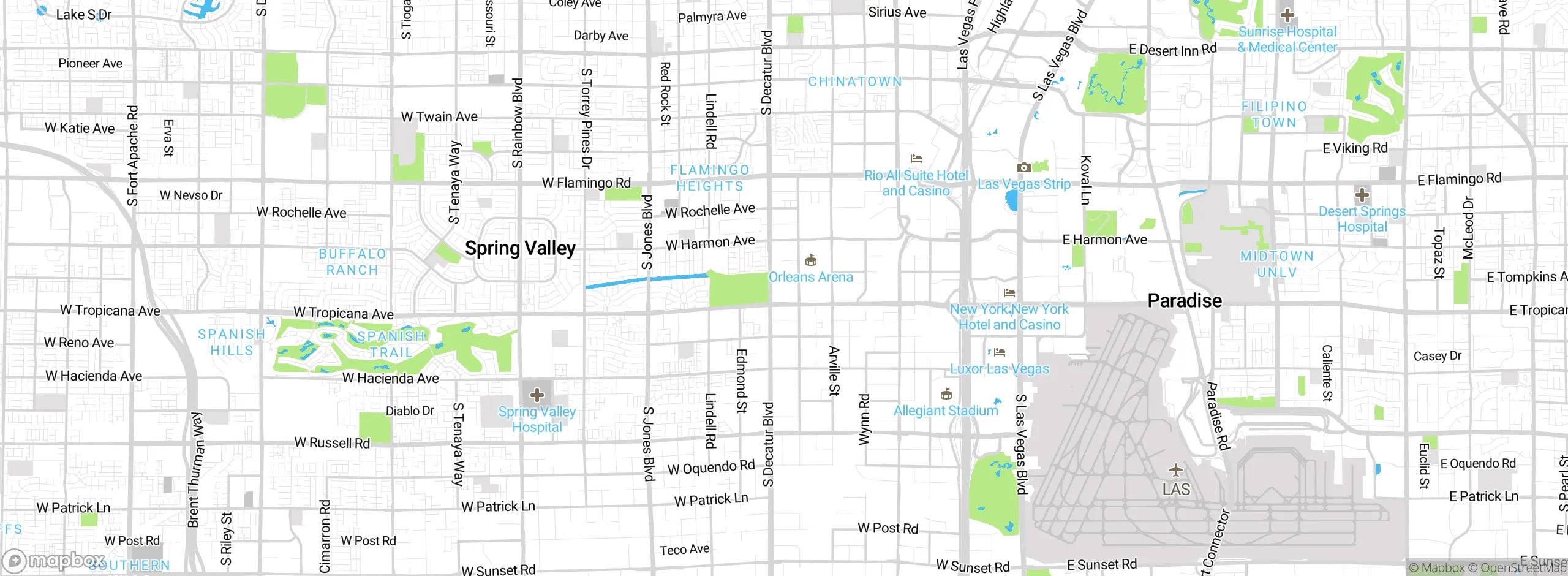 Map showing approximate location