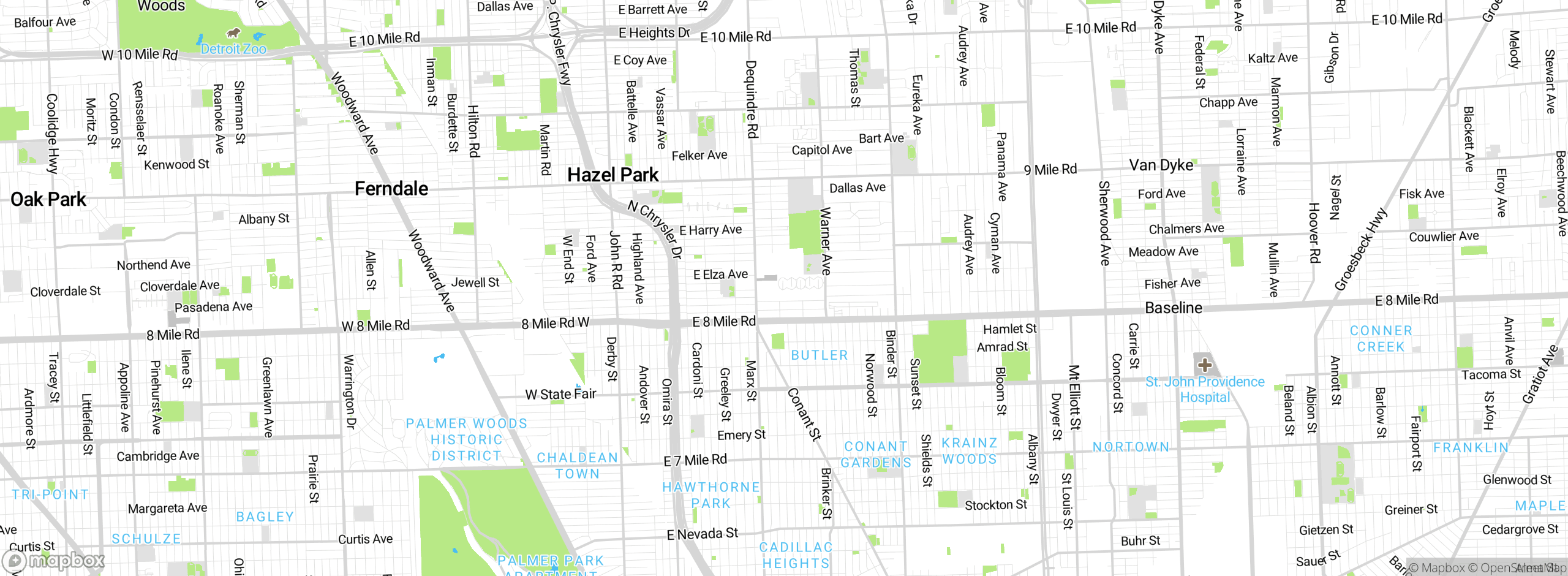 Map showing approximate location