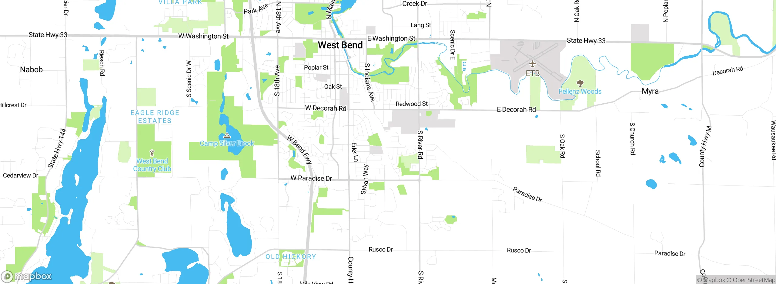 Map showing approximate location