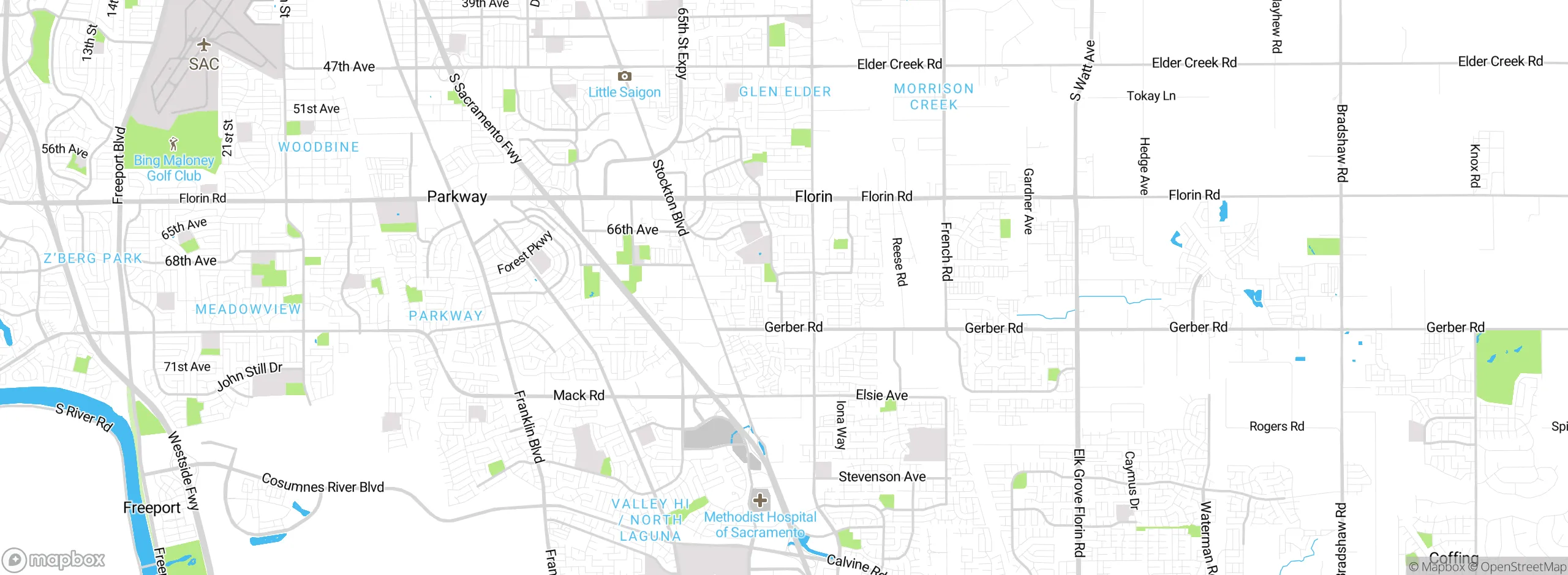 Map showing approximate location