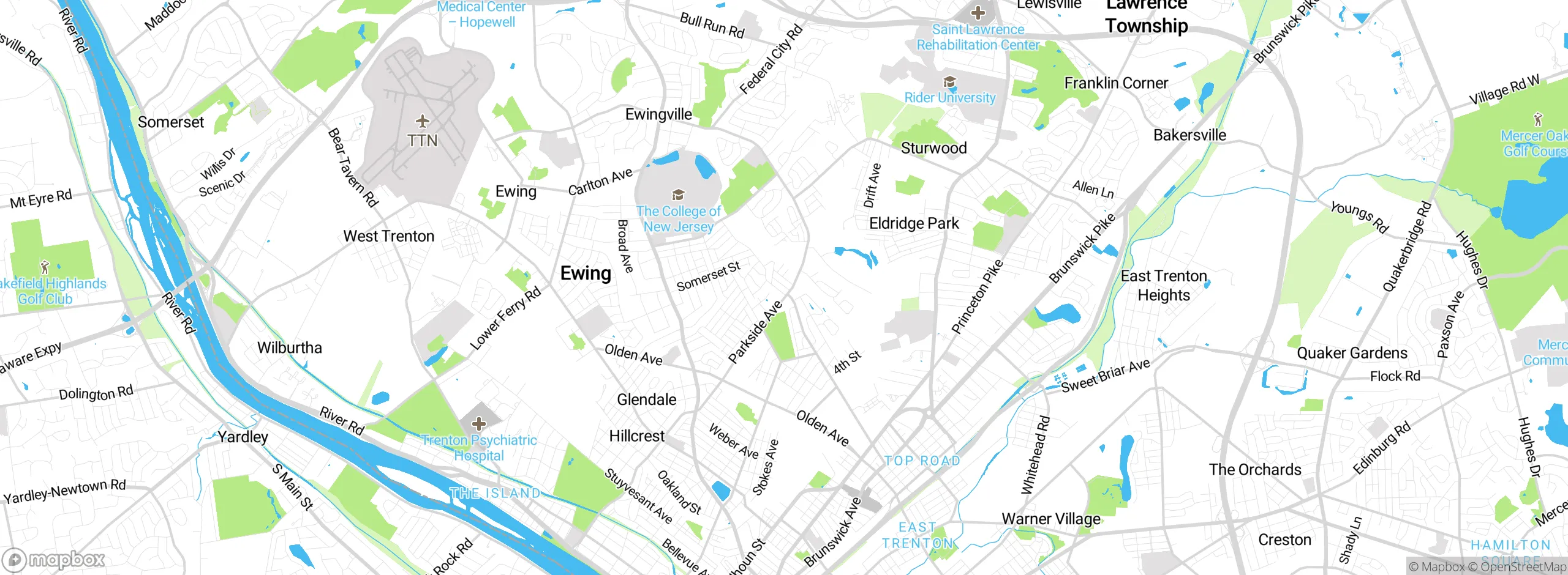 Map showing approximate location