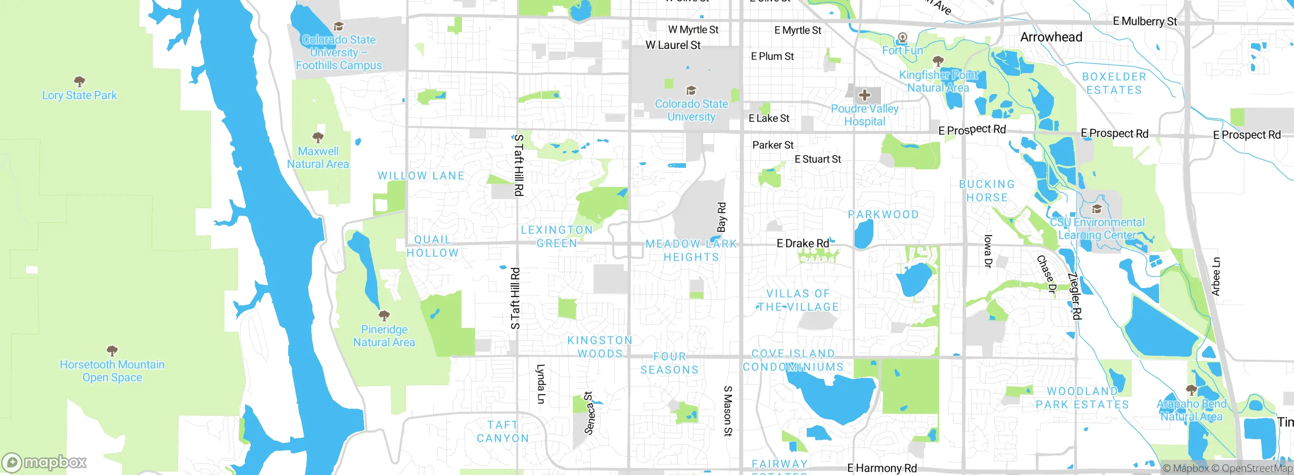 Map showing approximate location