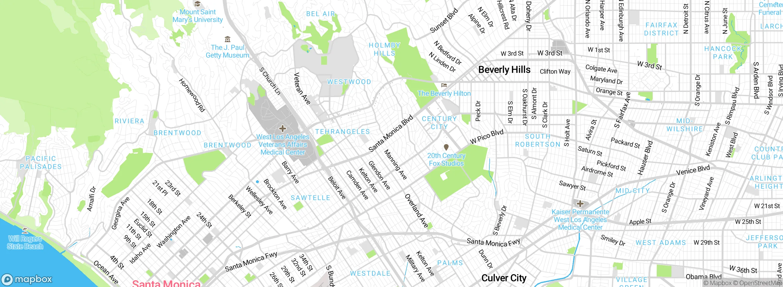 Map showing approximate location