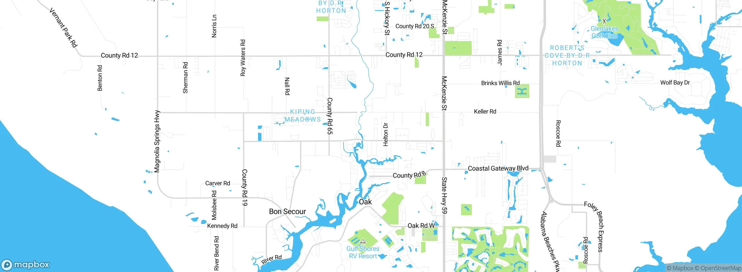 Map showing approximate location