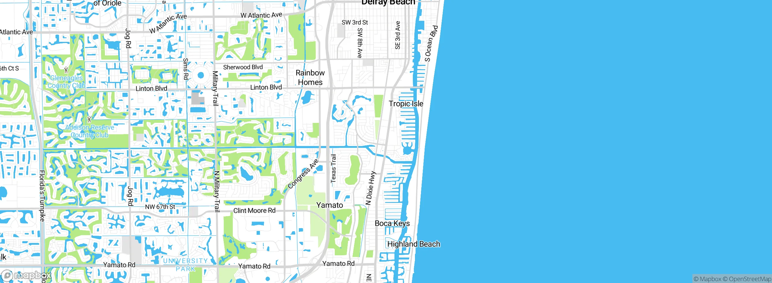 Map showing approximate location