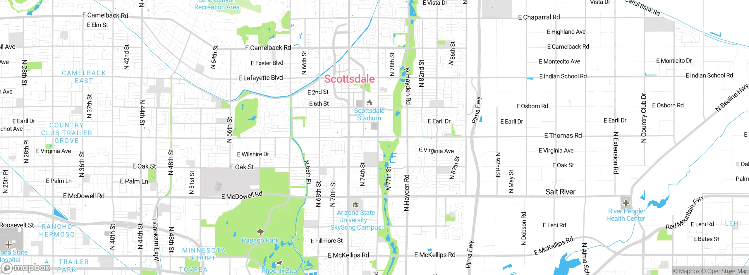 Map showing approximate location