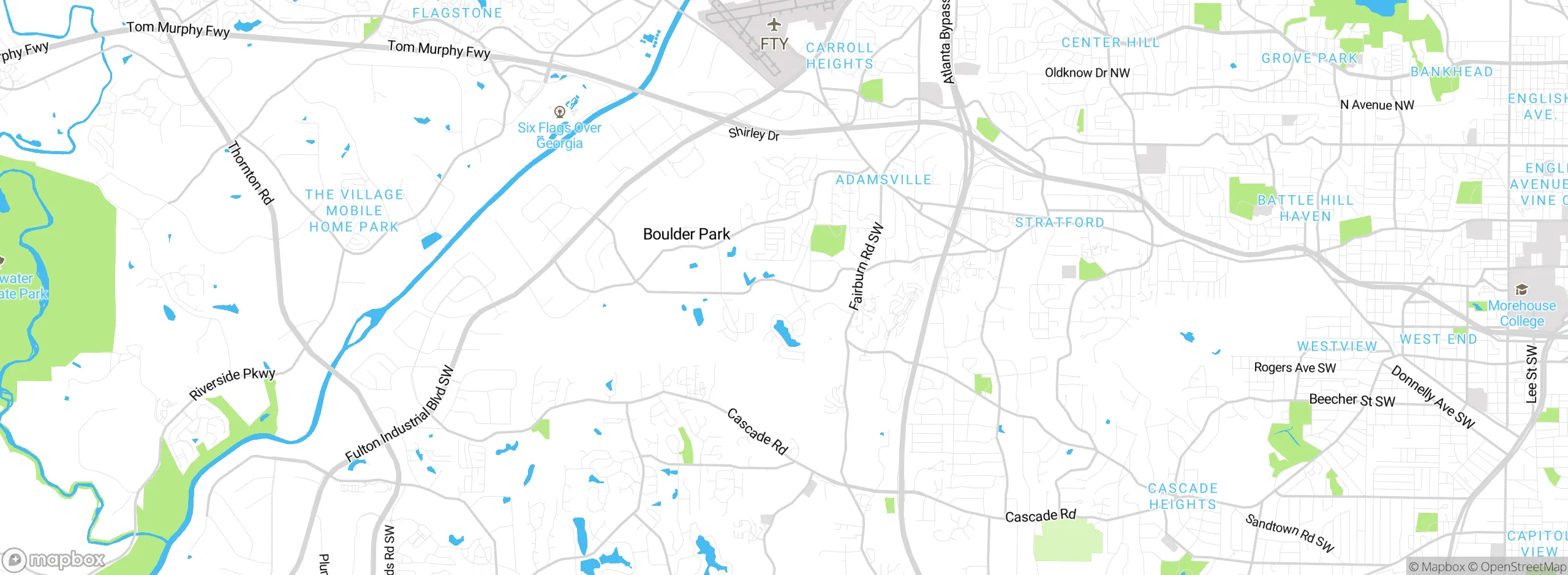 Map showing approximate location
