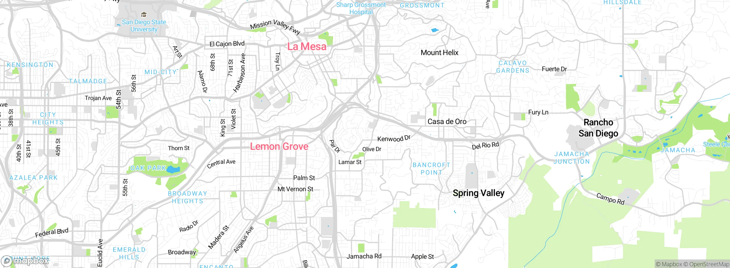 Map showing approximate location